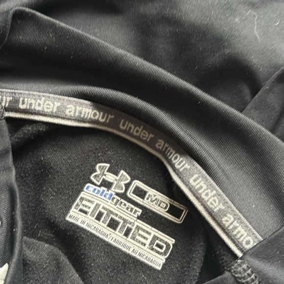 Under Armour Womens ColdGear Authentics Compression Mock Neck Size Medium - Picture 7 of 7